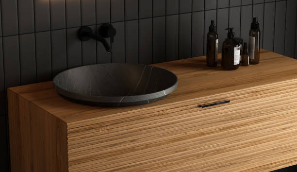 Accesorios negro mate para baños clásicos