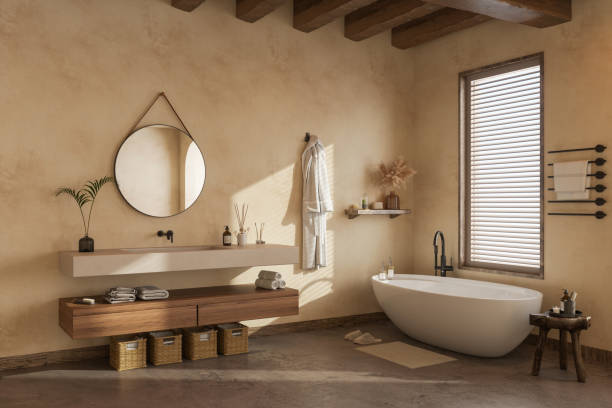 Baño con accesorios 