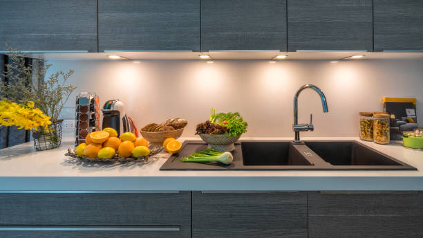 cocina con fregadero